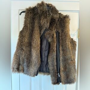 Banana republic faux vest
